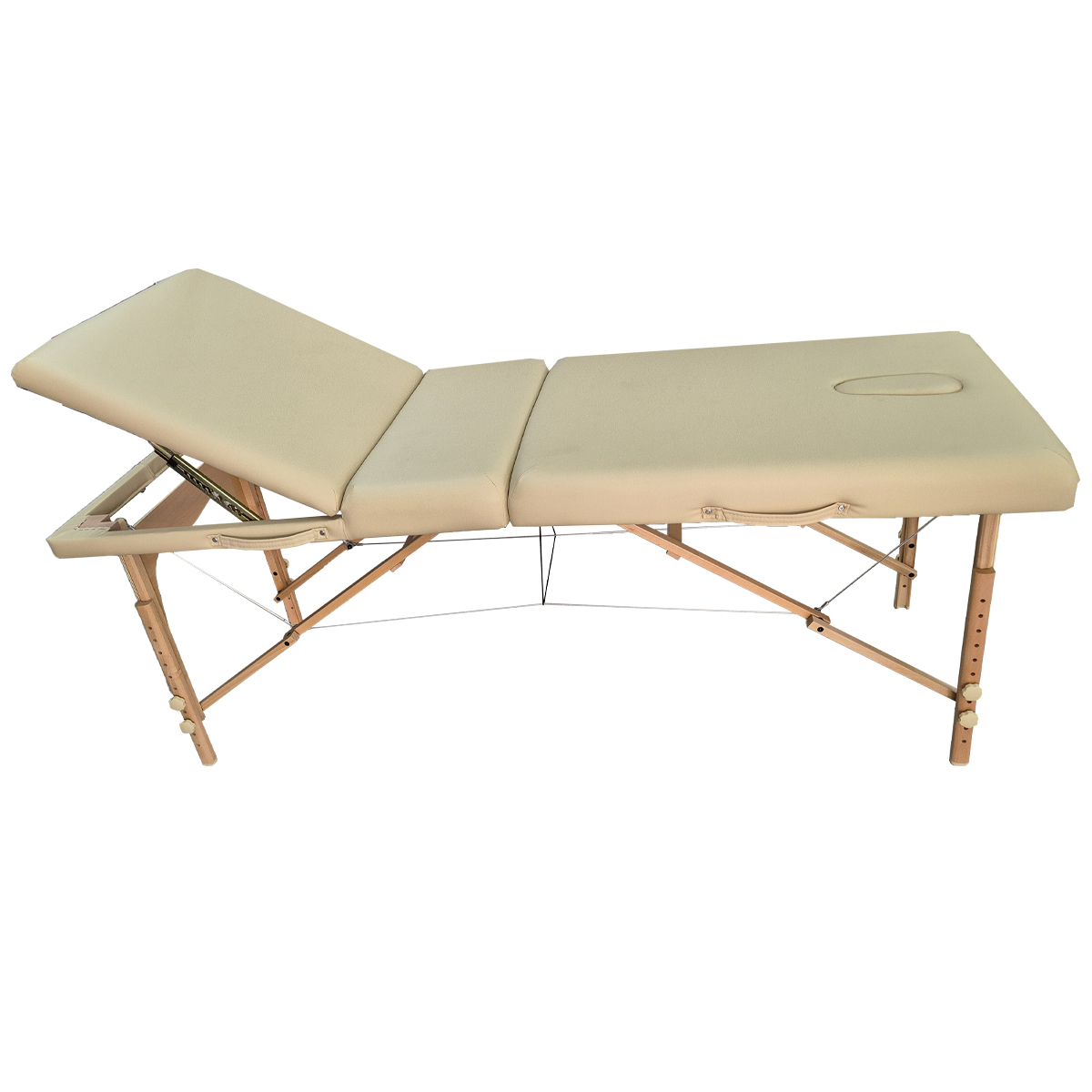 Κρεβάτι Μασάζ Ξύλινο AKITO Venus 71X184cm Μπεζ