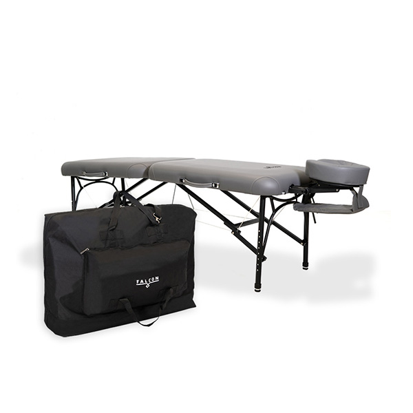 Κρεβατι Μασάζ Αλουμινίου ελαφρύ 63,5X180cm Falcon Hermes Light Ανθρακί