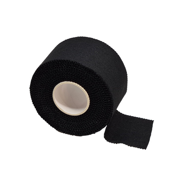 Plus Tape Color - Αυτοκόλλητη Ανελαστική Χρωματιστή Ταινία Περίδεσης 3,8cm X 10m- ΜΑΥΡΟ