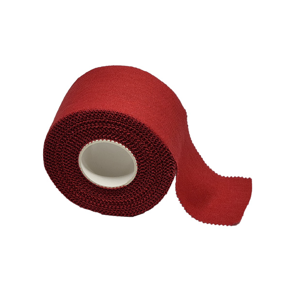 Plus Tape Color - Αυτοκόλλητη Ανελαστική Χρωματιστή Ταινία Περίδεσης 3,8cm X 10m - ΚΟΚΚΙΝΟ