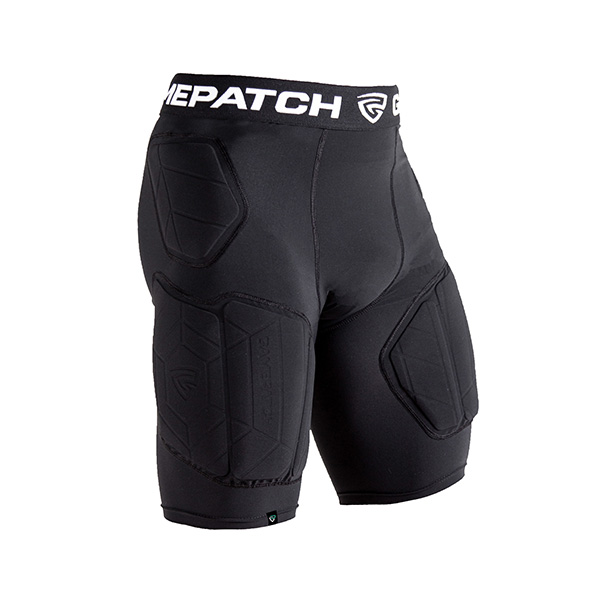 Σορτσάκι συμπίεσης με προστασία Μαύρο (Padded compression shorts PRO + SMALL