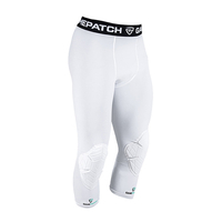 Product Κολάν συμπίεσης 3/4 με επιγονατίδες Λευκό (Compression tights 3/4 with knee pads White) base image