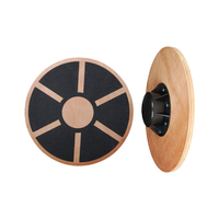 Product Δίσκος ισορροπίας πολυαξονικός ξύλινος 39cm (wooden balance board) base image